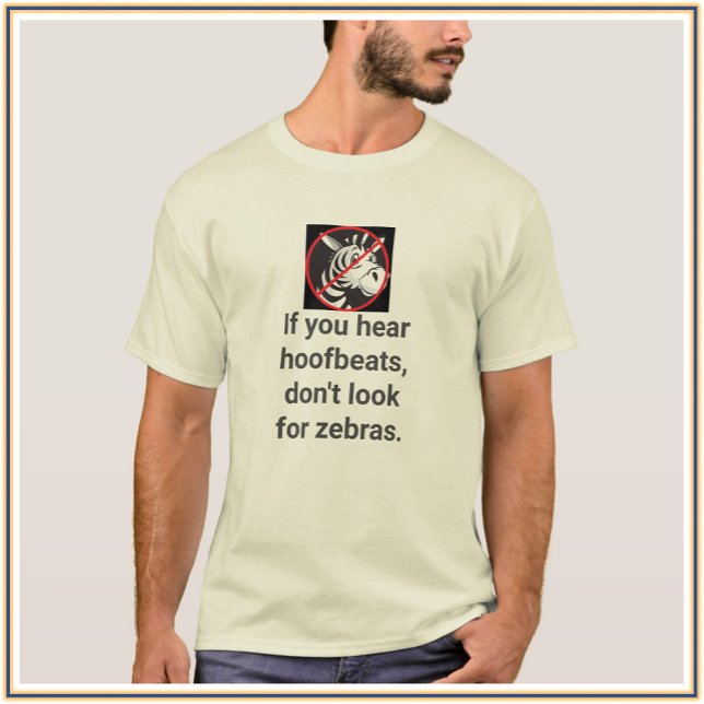 Camiseta Cota de Zebra Cura (Criador carregado)