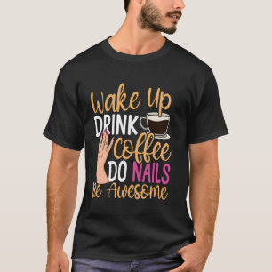 Camiseta Cota do Técnico de Unhas Uniforme de Trabalho Esma