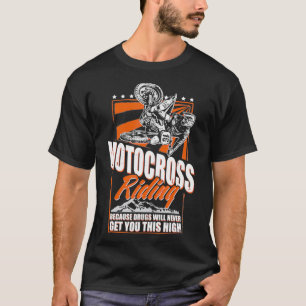 Camiseta Cota Engraçada de MX Dirt Bike