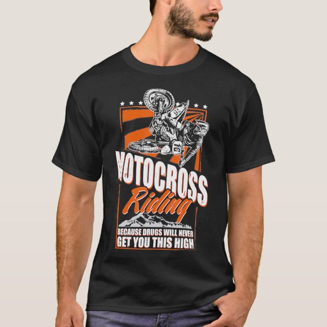 Camiseta Cota Engraçada de MX Dirt Bike (Frente)