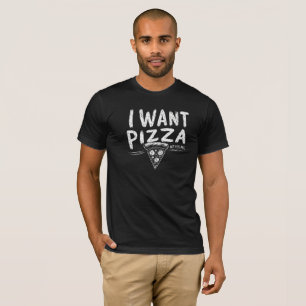 Camiseta Cota Engraçada Pizza Lover
