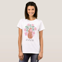 Camiseta Cota Floral de Retro Boho