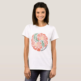 Camiseta Cota Floral Retro Boho Foco No Bem
