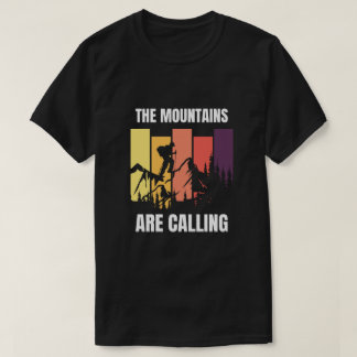 Camiseta Cota Ilustrativa Retro Amarela Preta da Montanha