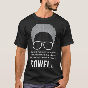 Camiseta Cota Thomas Sowell Socialismo Mês da História Negr