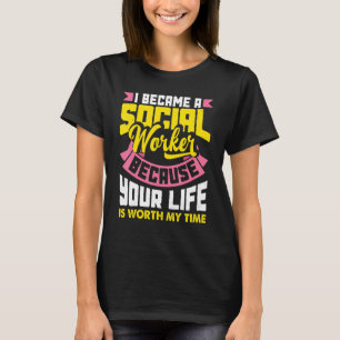 Camiseta Cotação de Apreciação do Trabalhador Social