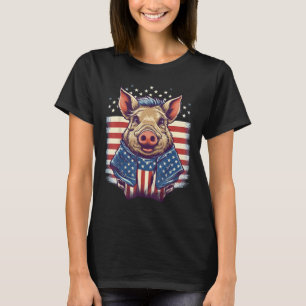 Camiseta Cotação de caça ao porco para caça ao porco e ao p