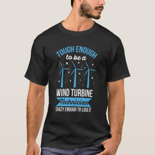 Camiseta Cotação de Energia Eólica de Turbina para um Técni