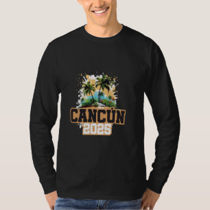 Camiseta Cotação de Férias Coloridas do México em Cancun 20
