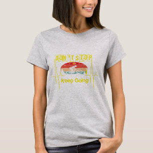 Camiseta Cotação de Motivação de Ciclo