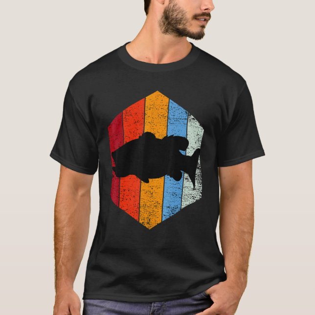 Camiseta Cotação De Pesca De Voo Para Pescadores Retro-Vint (Frente)