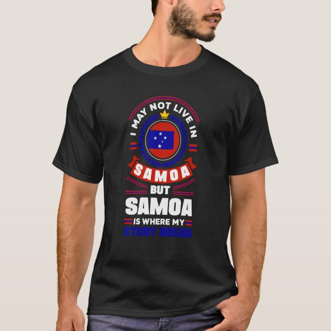 Camiseta Cotação de Sinalizador Samoa Samoa (Frente)