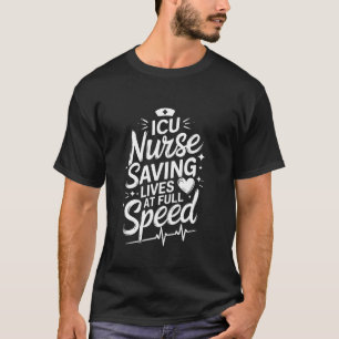 Camiseta Cotação de Unidade de Cuidados Intensivos da UTI p