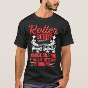 Camiseta Cotação Derby do Roller para um Roller Derby Playe
