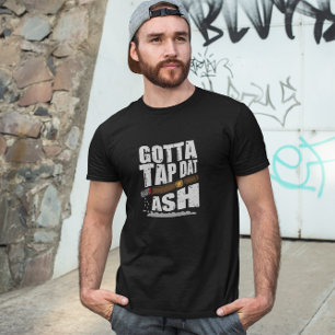 CAMISETA COTAÇÃO DO CIGAR ASH FUNNY DE DAT DE TAP