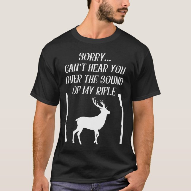 Camiseta Cotação Engraçado de Caça (Frente)