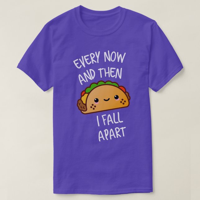 Camiseta Cotação Engraçado Taco (Frente do Design)