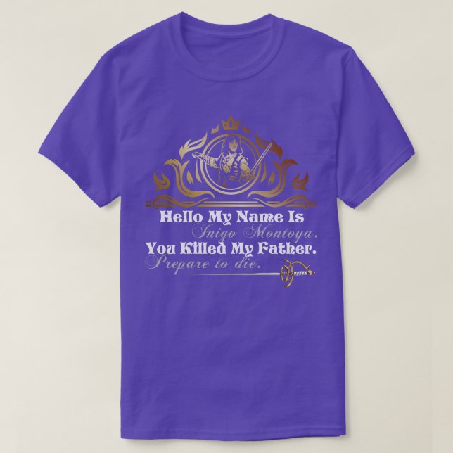 Camiseta Cotação Inigo Montoya (Frente do Design)