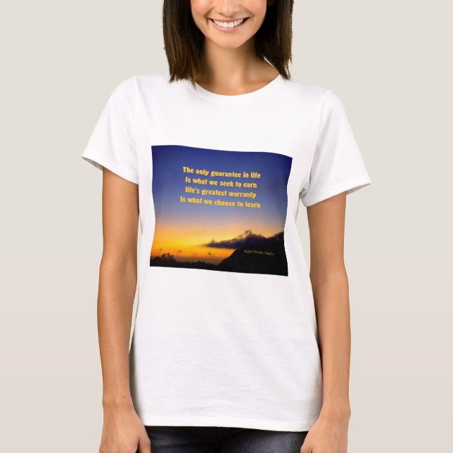 Camiseta Cotação motivacional (Frente)