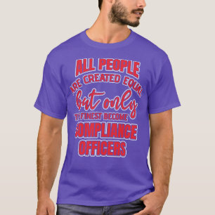 Camiseta Cotação oficial de conformidade engraçada