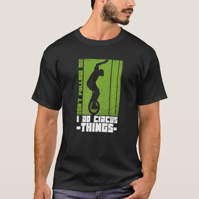 Camiseta Cotação Unicycle Para Um Avaliador Unicycle (Frente)