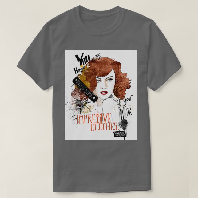 Camiseta Cotação Vivienne Westwood Fashion (Frente do Design)
