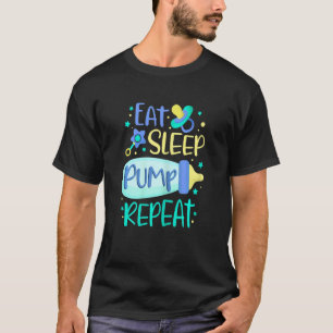 Camiseta Cotações de Bomba de Leite Materno para Recém-Nasc