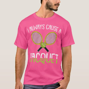 Camiseta Cotações engraçadas de jogador de tênis piada e Ra