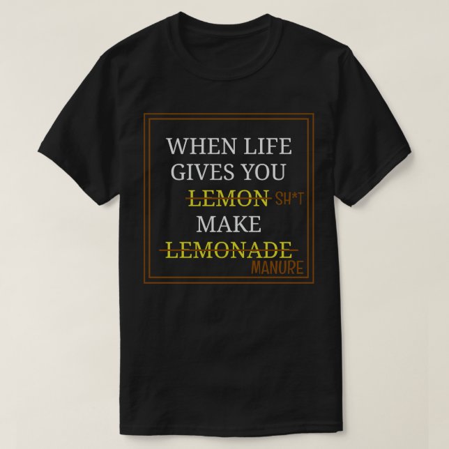 Camiseta Cotações Motivacionais Engraçadas (Frente do Design)