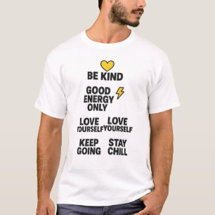 Camiseta Cotas de energia positivas T-Shirt