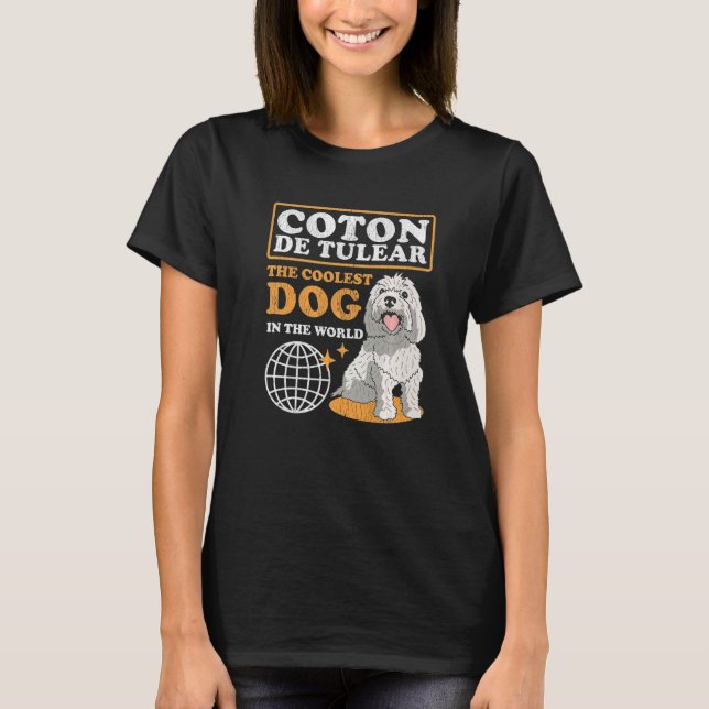Camiseta Coton De Tulear Coolest Dog Owner Coton De Tul (Frente)