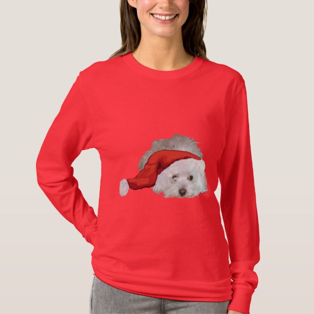 Camiseta Coton de Tulear - Esperando (Frente)