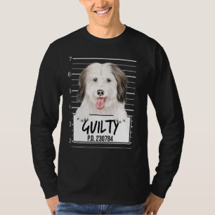 Camiseta Coton De Tulear Mugshot Guilty Dog