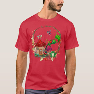 Camiseta Cototagecore da Flor Cuja Aesticação De Cogumelo É