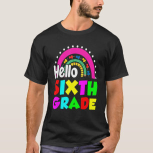 Camiseta Cotovelo-cotovelo-cotovelo, Sexto Grau, Feliz Prim