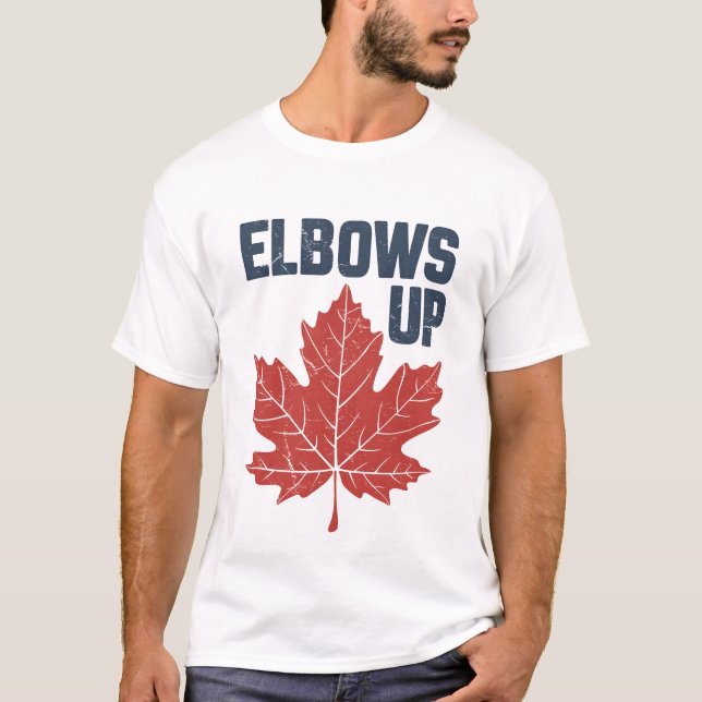 Camiseta Cotovelo para cima (Frente)