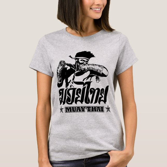Camiseta cotovelo tailandês muay (Frente)