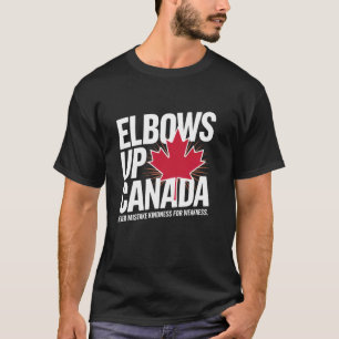 Camiseta Cotovelos Acima Canadá Verdadeiro Norte Forte Livr