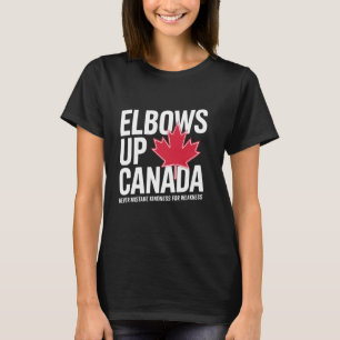 Camiseta Cotovelos Acima Canadá Verdadeiro Norte Forte Livr