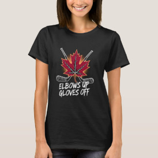 Camiseta Cotovelos Acima Canadá Verdadeiro Norte Forte Livr