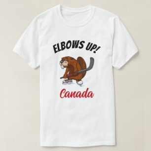 Camiseta Cotovelos! castor do Canadá