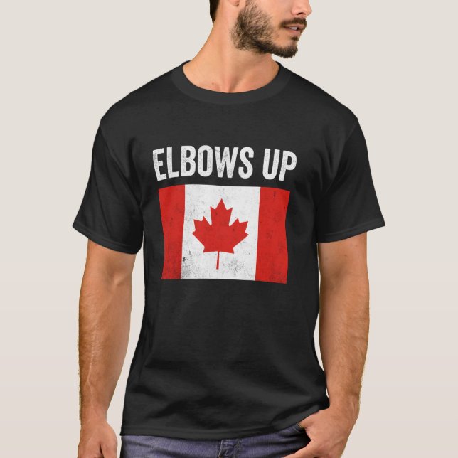 Camiseta Cotovelos Erguidos Canadá (Frente)
