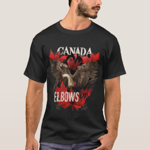 Camiseta "Cotovelos para cima: abraça o desafio"