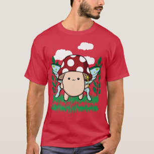 Camiseta Cottagecore Aestético Cute Kawaii Fairy Mushroom F