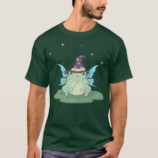 Camiseta Cottagecore Aestético Kawaii Fairy Sapo Wizard Fai