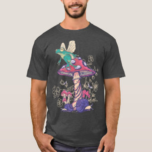 Camiseta Cottagecore Aestético Mushroom Fairycore Fungi Par