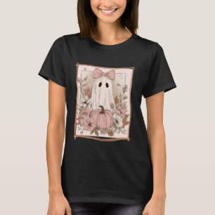 Camiseta Cottagecore Coquete Flores Fantasmagóricas Rosa Pa