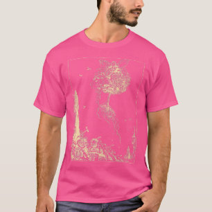 Camiseta cottagecore fada grunge art mens
