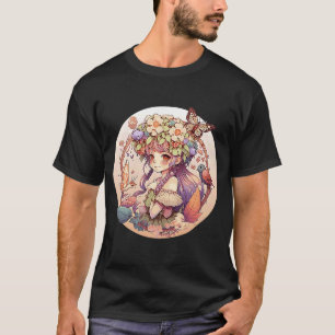 Camiseta Cottagecore Fairy Girl Fantasy Goblincore Forest F