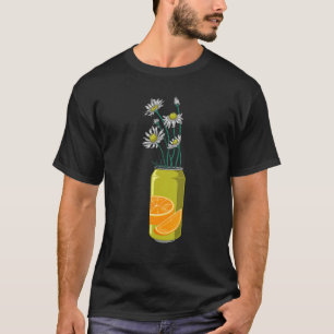 Camiseta Cottagecore Flores Vegetais Gar Botânico Floral